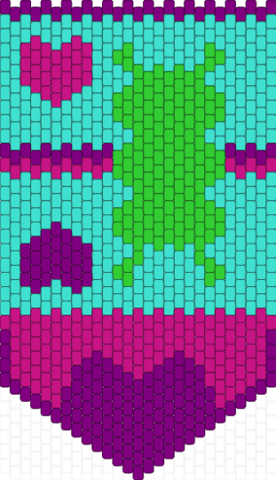shrek wallet idea - pink,light blue