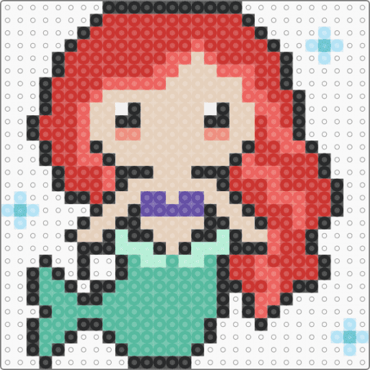 Ariel - beige,red,teal