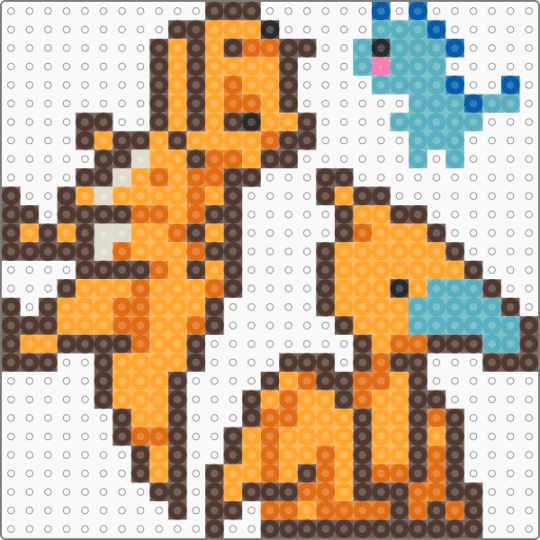Pterodaktyl - brown,orange