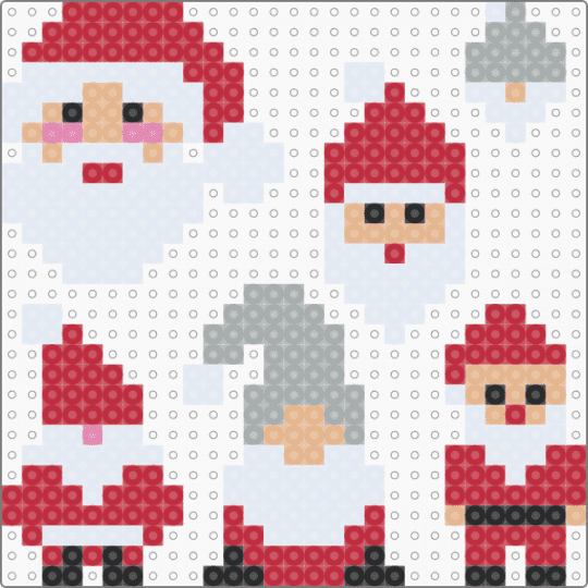 Santa Mix - santa,christmas,holiday,red