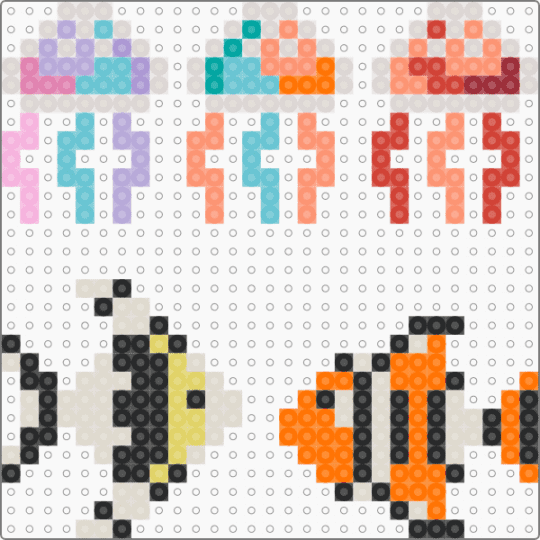 Jellyfish Collection - orange,beige