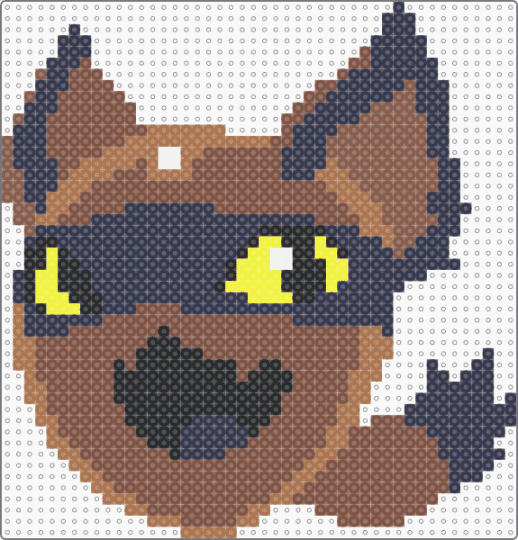 Hunter Slime WIP - tan,purple