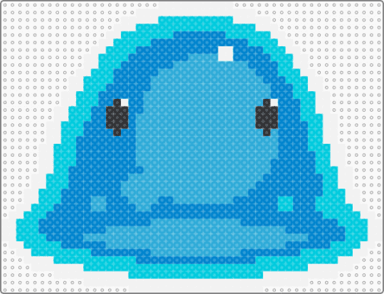 Puddle Slime (Sticker Style) - light blue,blue,puddle,slime,puddle slime,slime rancher,slime rancher 2,slime rancher 1,sticker,with outline