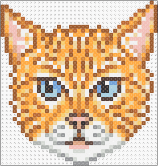 Orange Tabby Cat Template - tan,beige,orange,tabby,cat,kitty,template