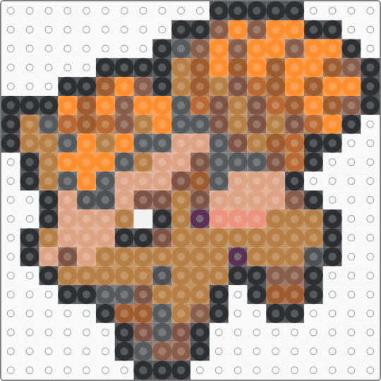 Mini Vulpix Sprite - tan,pokemon,vulpix,pokemon go,sprite,mini,pokemon go wiki,pixel,easy