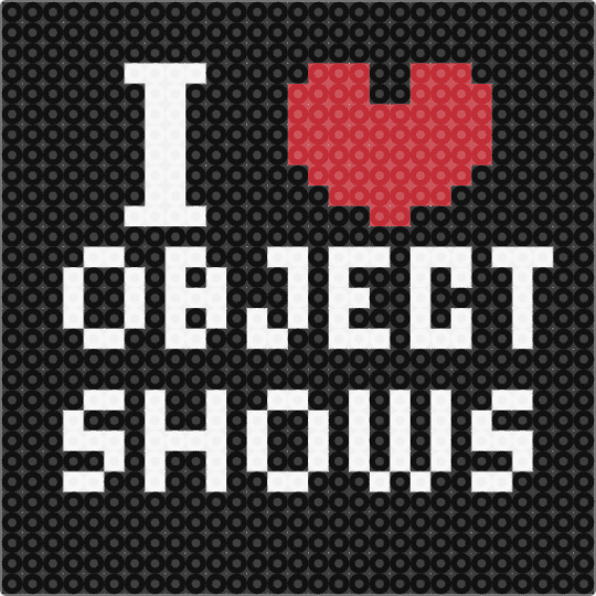 I Heart Object Shows - black,white,red,cute,objectshow,osc,bfdi,bfb,tpot,inanimateinsanity,hfjone
