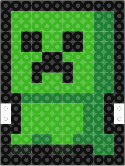 Creeper - black,green