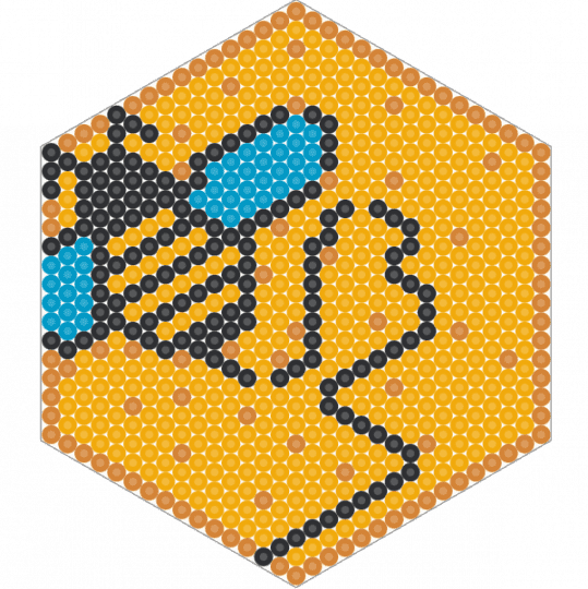 Honeycomb - orange