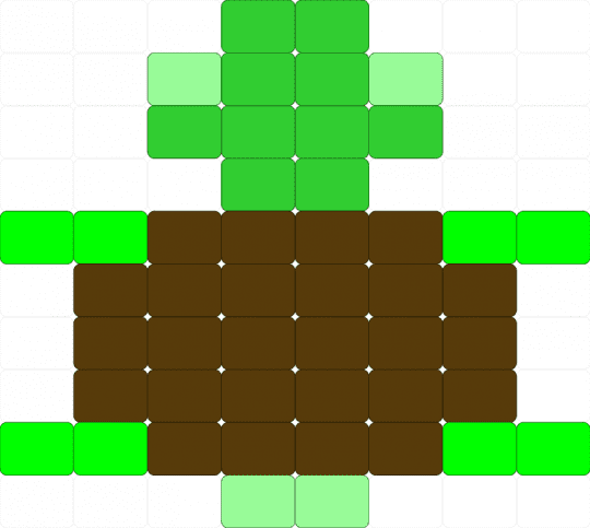 turtle - green,brown