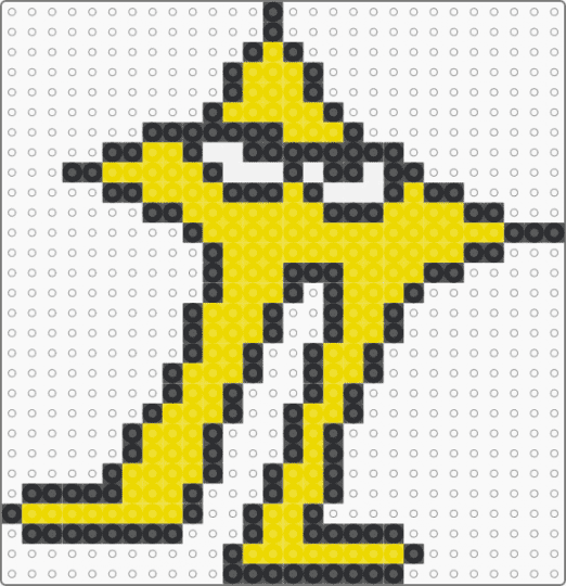 Downscaled Starwalker (Deltarune) - yellow,starwalker,deltarune