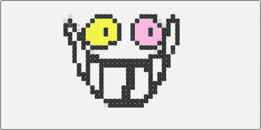 IMAGE FRIEND DELTARUNE - white,yellow,pink