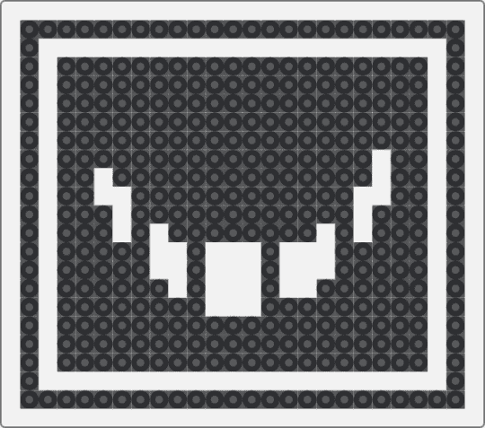 deltarune chapter 3 icon (tenna ver) - white,black,deltarune,deltarune chapter 3,icon,tenna