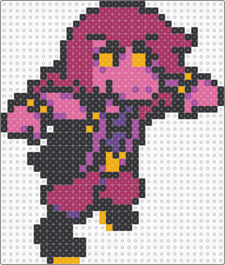 susie sneak - pink,deltarune,deltarune chapter 3,susie,characters