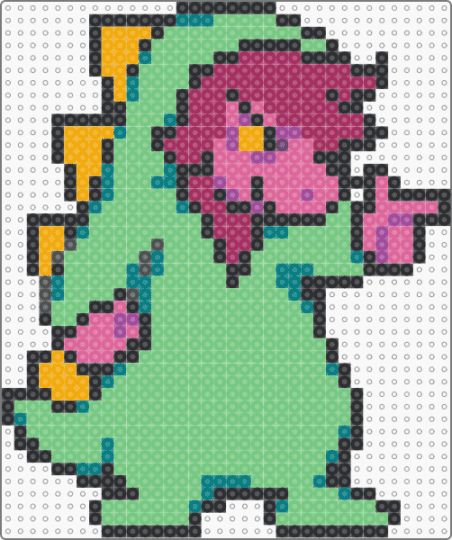 susiezilla fingergun - pink,teal,deltarune,deltarune chapter 3,susie,characters,susiezilla