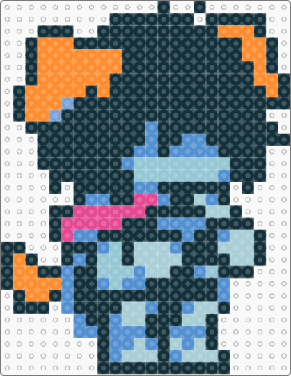 puppy kris - black,light blue,deltarune,characters,kris,puppy,deltarune chapter 2