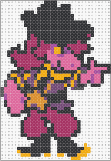 cowboy susie fingergun - deltarune,characters,deltrarune chapter 3,susie,black,pink