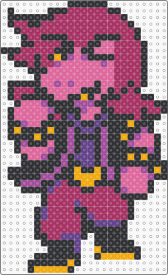 susie pumped - pink,deltarune,susie,characters