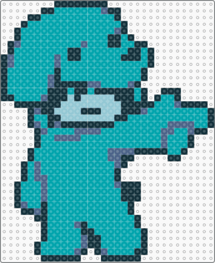 puppy kris onesie fingergun - teal,deltarune,characters,puppy,kris,deltarune chapter 3