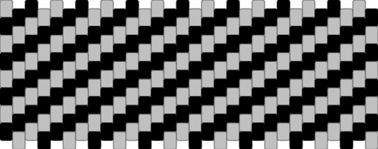 Black and white diagonal stripes! - beige,black,stripes,kandi,peyote,multistitch,emo,scene,simple,diagonal