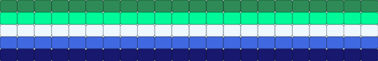 Plain Gay/MLM ladderstitch! - green,teal,blue,purple,ladderstitch,mlm,gay,pride,kandi,simple,easy,homo