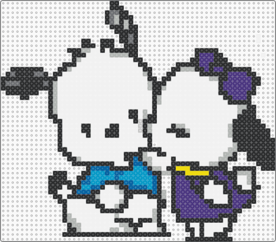 pochaccoooo - white,beige,purple
