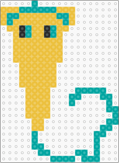 brushista - yellow,teal