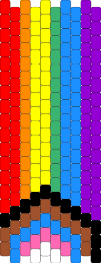 pride penjamin holder - light blue,red,yellow,purple
