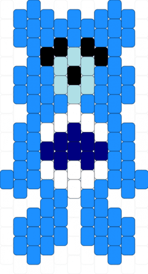 Grumpy bear - light blue