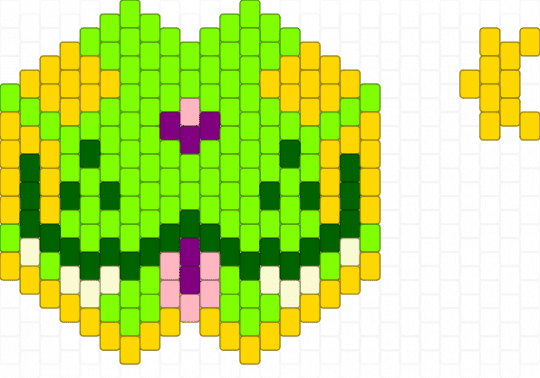 Alien mask - green