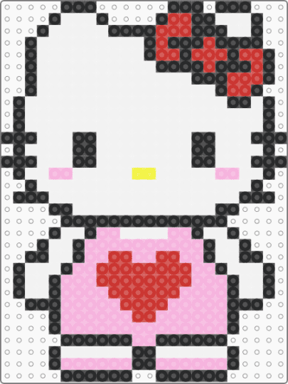 Hello Kitty pink - white,pink,red