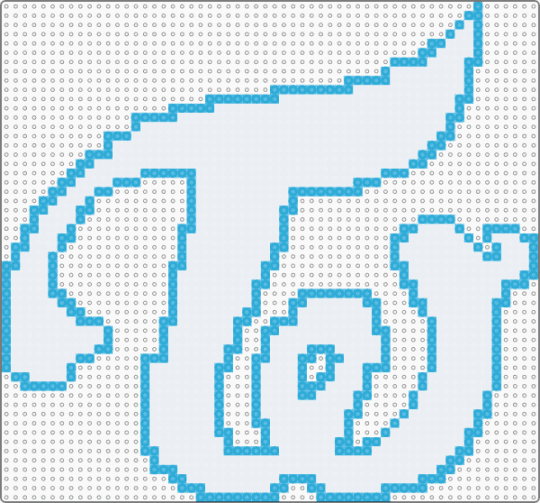Twice logo - light blue,white