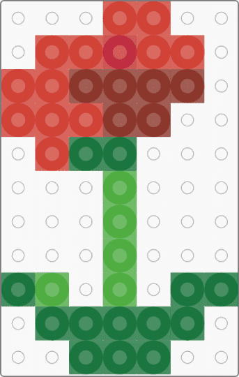Poppy - green,red