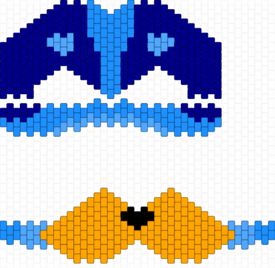 Bluey mask - purple,light blue