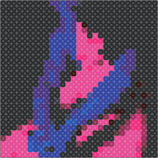 TV Girl 🩷💙 - black, pink, purple