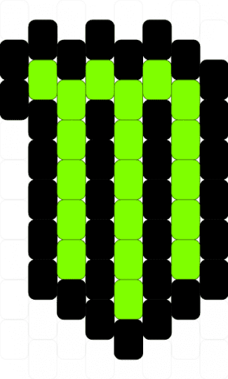 Monster charm :D - black,green