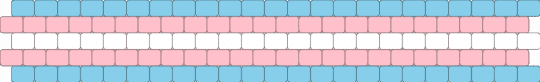 Trans cuff :3 - light blue, pink