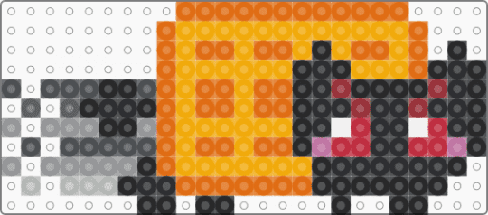 Mini Tac Nyan - orange,nyan cat,tac nyan,evil,cat