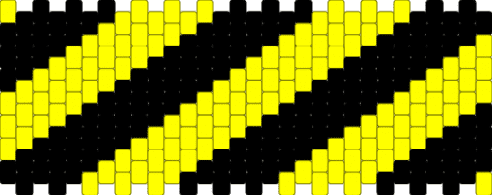 CAUTION CUFF! - black,yellow