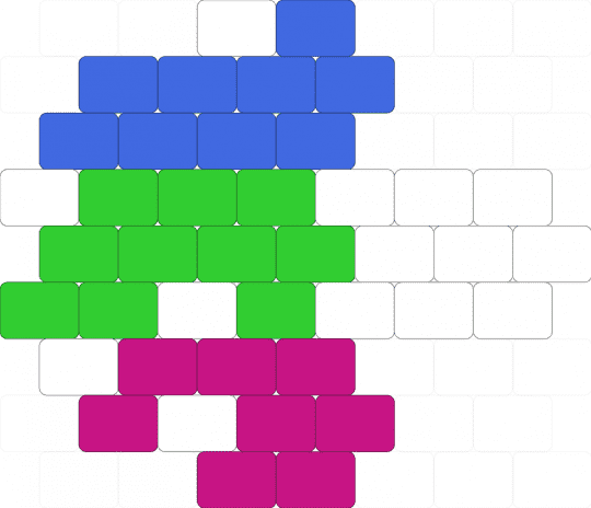 Polysexual Pride Mushroom - blue, green, mushroom, polysexual, pride