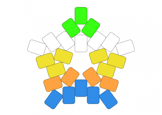 Pupgender Star - lgbtqia, light blue, pride, pupgender, star, yellow