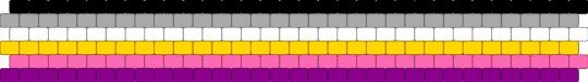 New Asexual Flat Cuff - ace, cuff, pink, pride