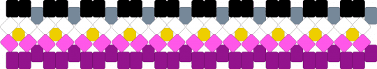 New Asexual Flag X base - ace, asexual, pink, pride