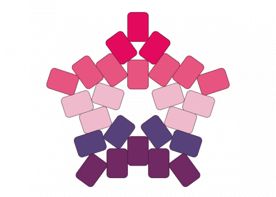 Aceflux Star - aceflux, asexual spectrum, lgbtqia, pink, pride, star