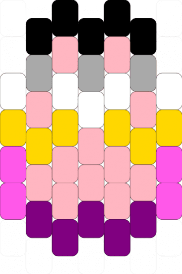 New Asexual Flag Paw 🐾 - ace, paw, pink, pride