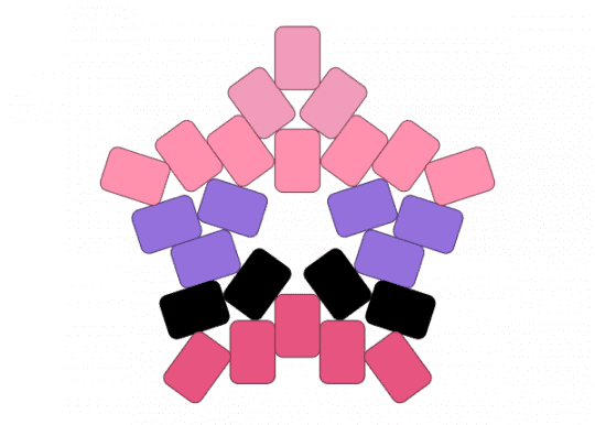 Girlfluid Star - girlfluid, lgbtqia, pink, pride, purple, star