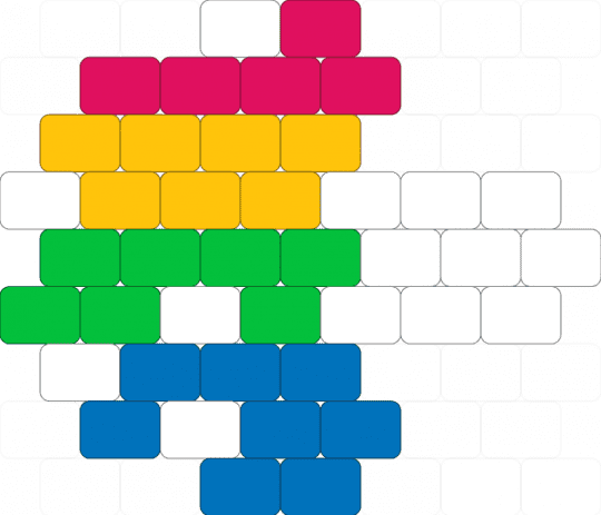 Panromantic Pride Mushroom 🍄 v2 - blue, green, lgbtqia, love, mushroom, panromantic, pansexual, pride, yellow