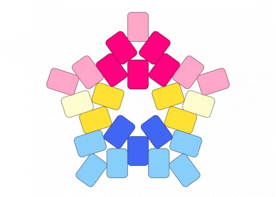 Panromantic Star - lgbtqia, light blue, panrom, panromantic, pink, pride, star, yellow