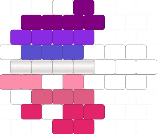 Almondsexual Pride Mushroom 🍄 - almondsexual, charm, lgbtqia, mushroom, pink, pride, purple