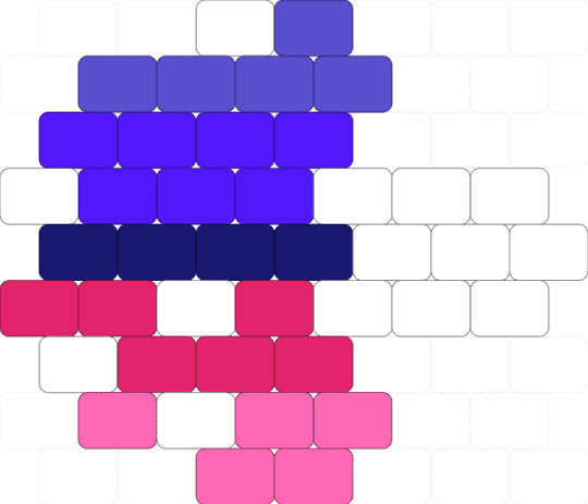Omnisexual Pride Mushroom 🍄 - charm, lgbtqia, mushroom, omnisexual, pink, pride, purple