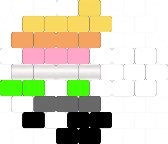 Apangender Pride Mushroom 🍄 - apagender, charm, lgbtqia, mushroom, orange, pride, white, yellow
